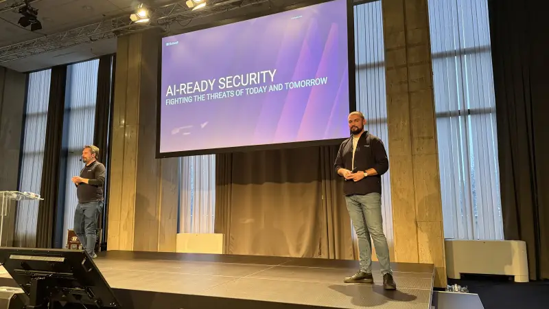 Robert Jacobi of Blackwall and Goce Bonev of ThinkWeb discuss modern security challenges and AI-driven threats at WordCamp Sofia, highlighting secure solutions for protecting WordPress infrastructure.